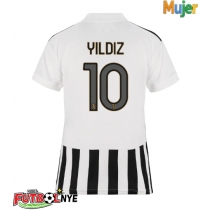 Camiseta Juventus Kenan Yildiz #10 Primera Equipación para mujer 2026-27 manga corta